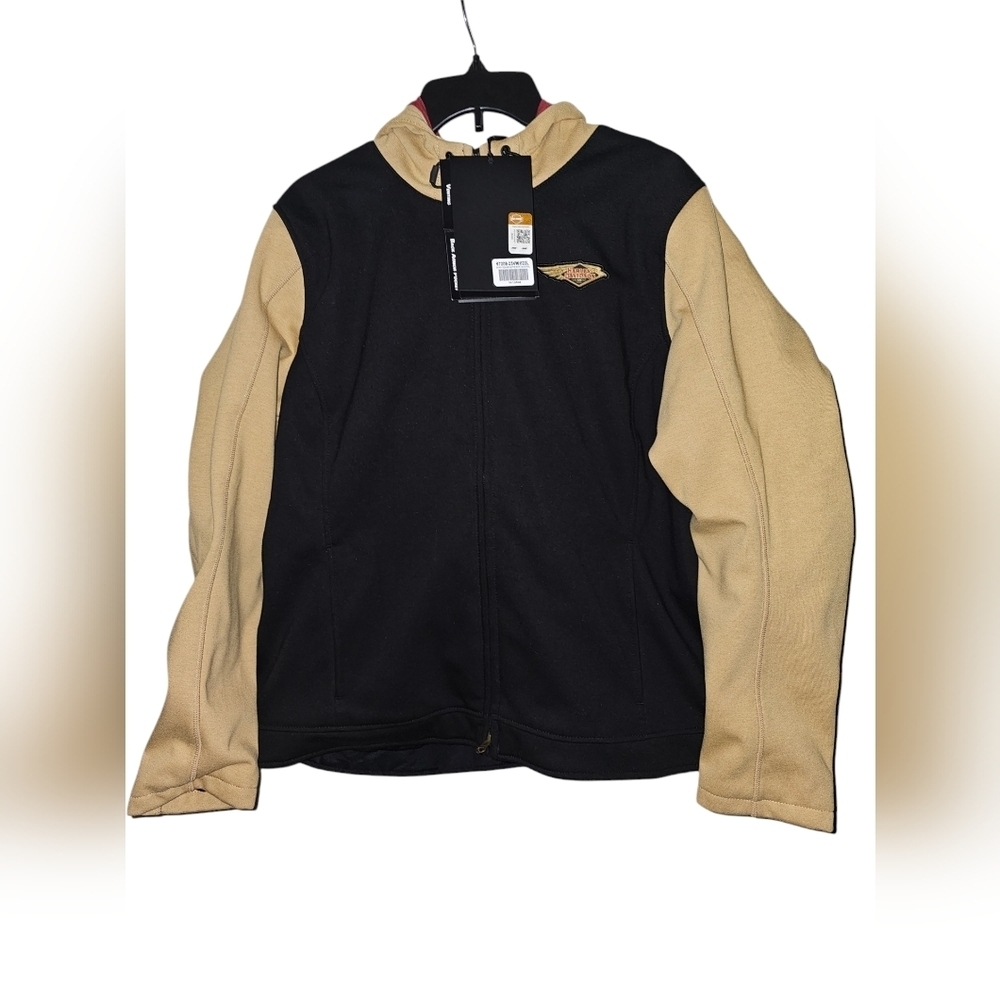 Harley-Davidson 120th Anniversary Deflector Riding Fleece Hooded Jacket Wmns 2XL